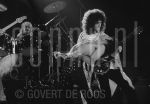 17-05-1977 Queen, Freddie Mercury, Brian May and Roger Taylor live at Ahoy stadium Rotterdam, The Netherlands.

[keywords]Live Performance, Black & White Image[/keywords]